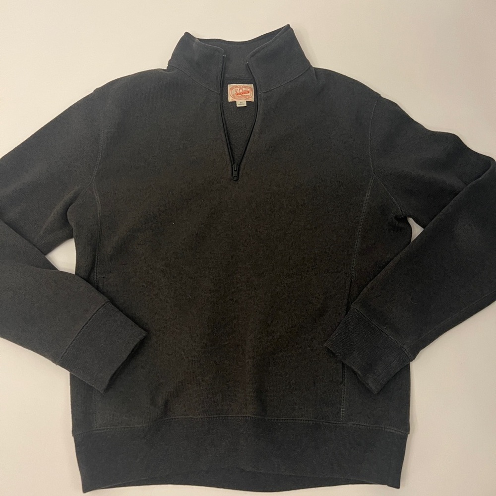 J. Crew Charcoal Zip-Up Sweater